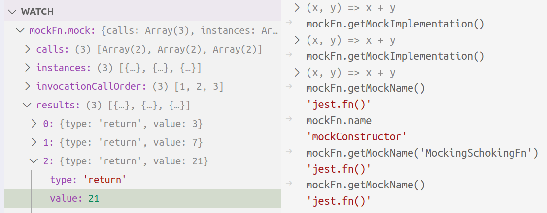jest mocking function mock property